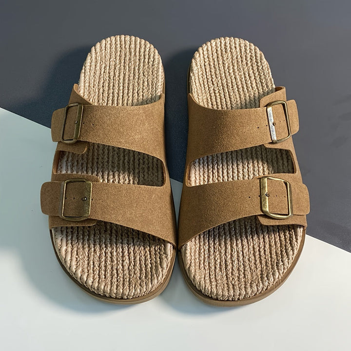 Stylish Men's Summer Slip-Ons with Adjustable Straps | Men's Footwear