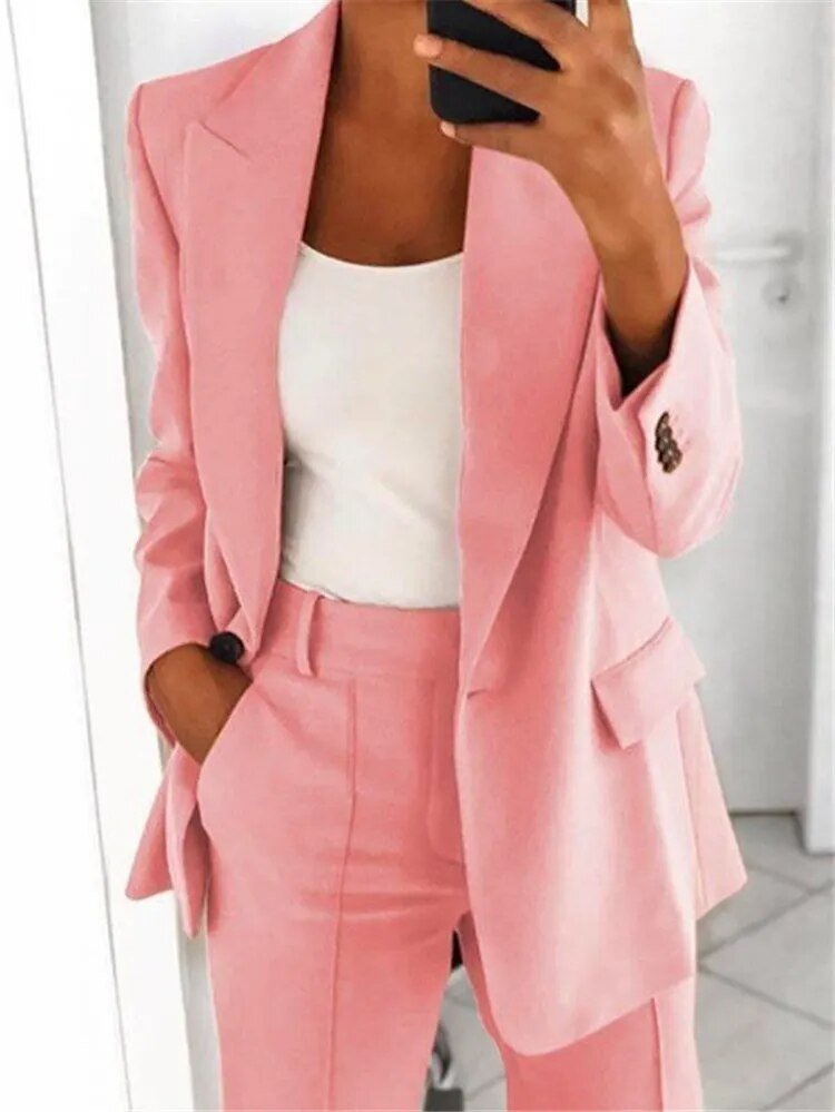 Women's Stylish Two-Piece Suit Set