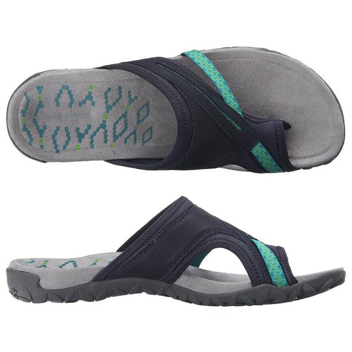 Alina | Women's Summer T-Strap Slipper Sandals