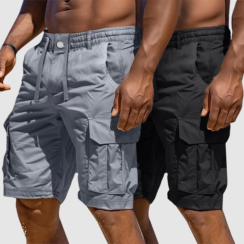 Rafael | Men's Cotton Blend Summer Cargo Shorts