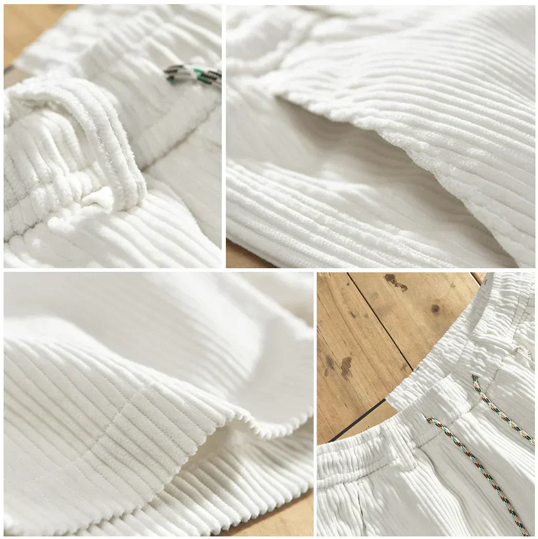 Leon | Men's Cotton Drawstring Summer Shorts