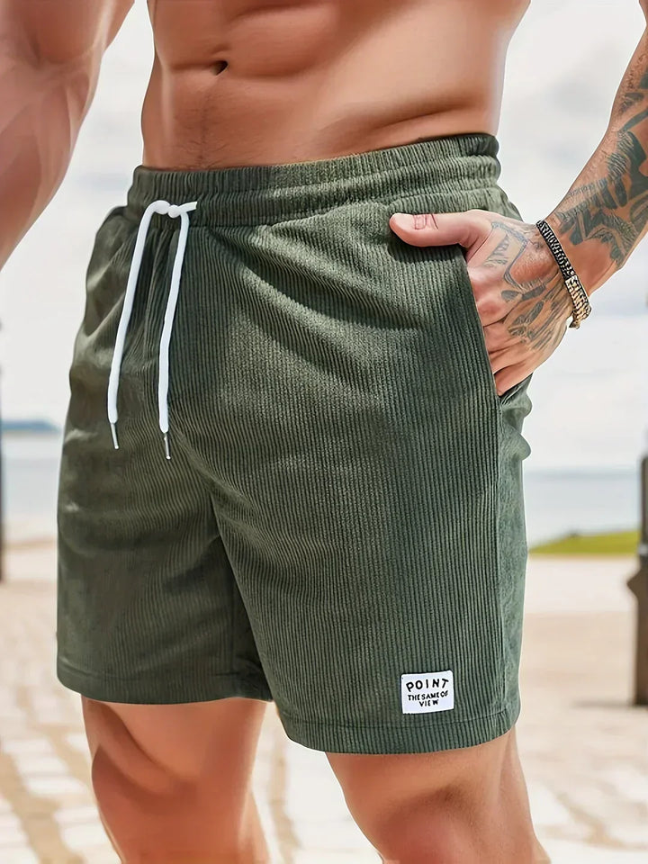 Tarek | Men's Striped Summer Shorts