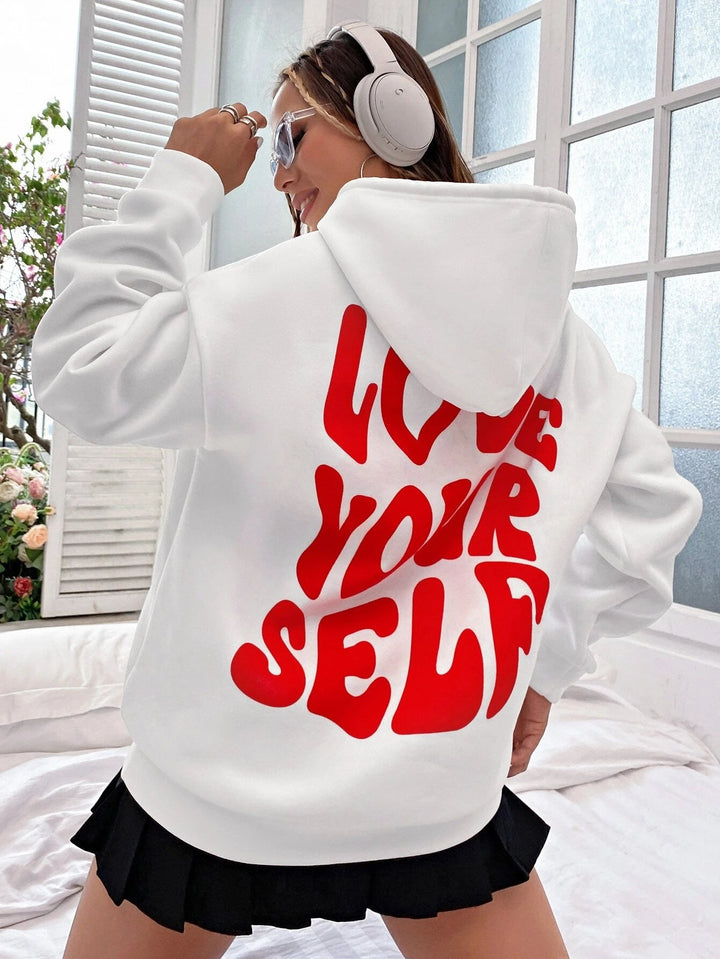 Women's Baggy Oversized Hoodie with Adjustable Drawstring