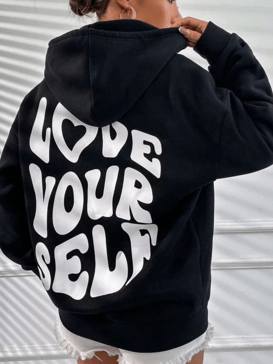Women's Baggy Oversized Hoodie with Adjustable Drawstring