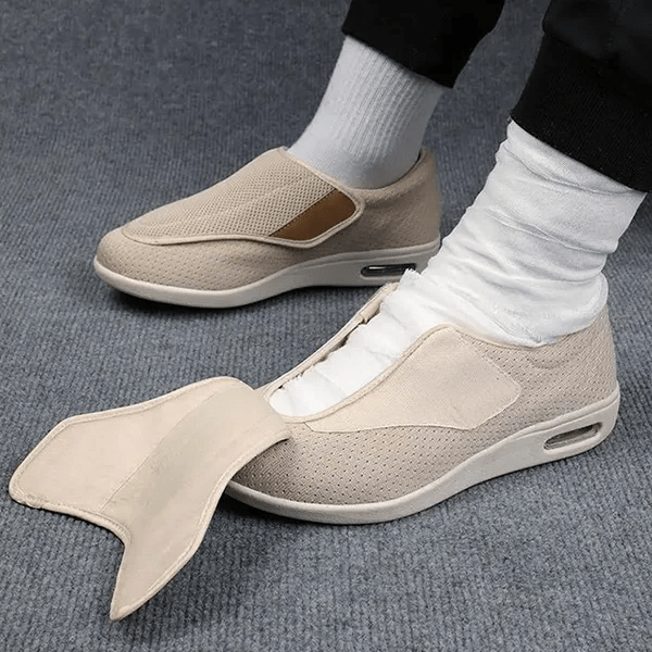Men's Extra Wide Comfort Shoes with Memory Foam & Zero-Drop Design