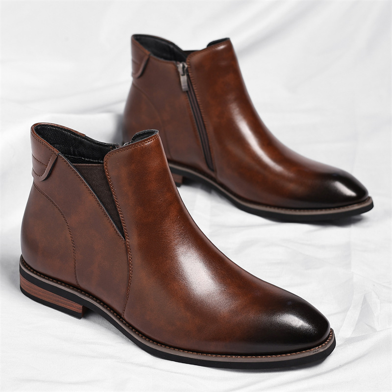 Men's Leather Chelsea Boots