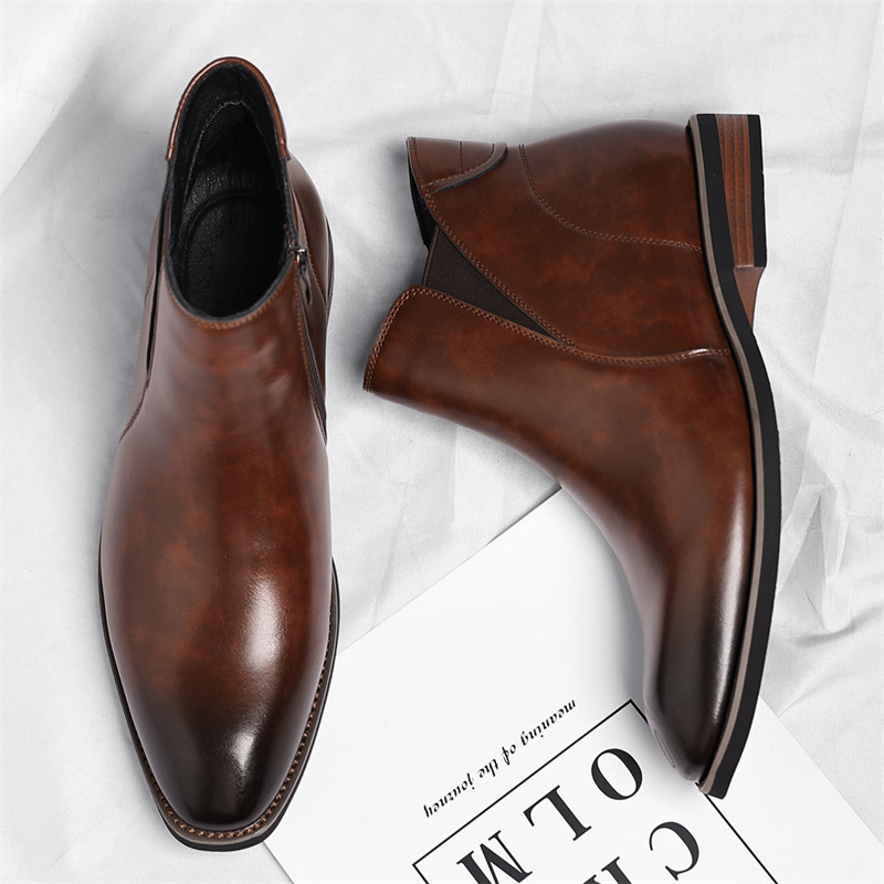 Men's Leather Chelsea Boots