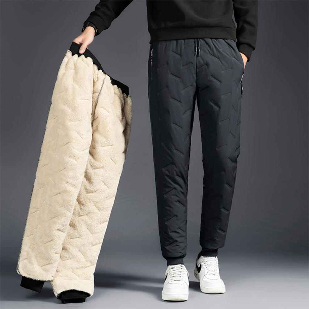 Men's Insulated Waterproof Fleece Cargo Pants