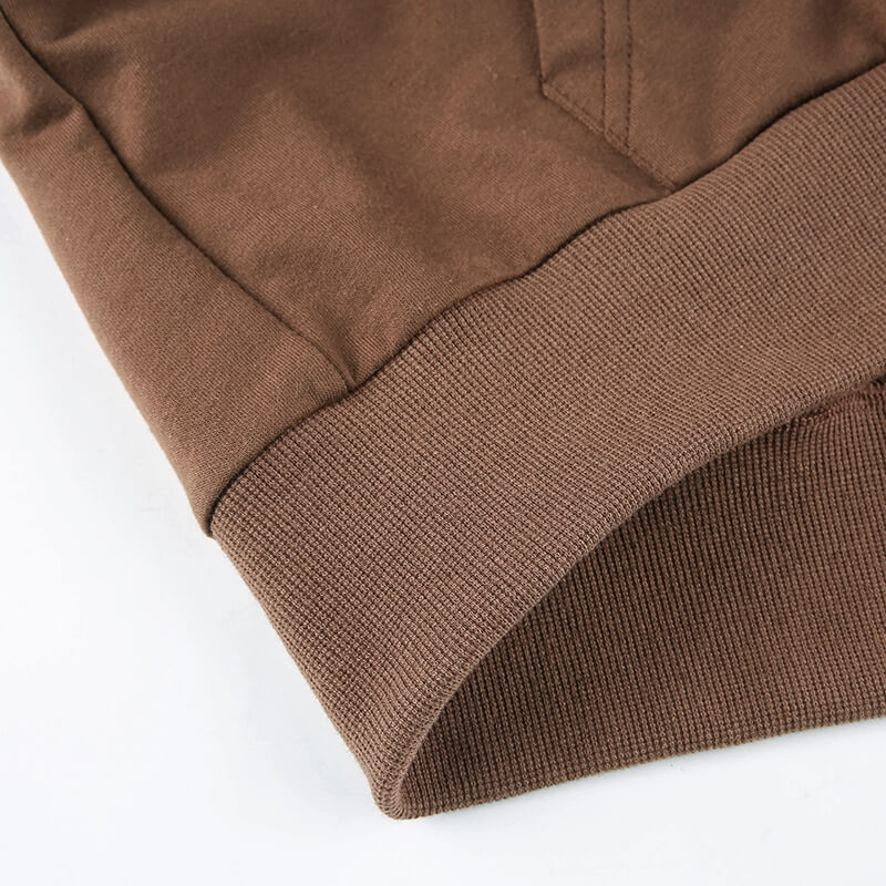 Alina | Women's Trendy Fitted Cropped Zip-Up Hoodie with Hood