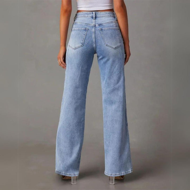 Sophia | Women's Trendy Flared Denim Jeans