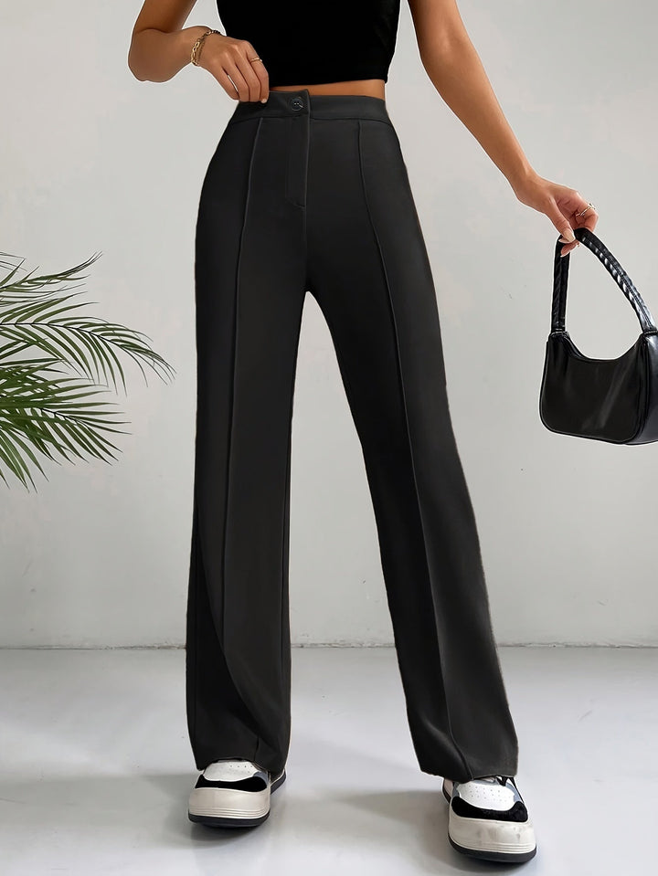 Emilia | Women's Trendy High Waist Pleated Trousers