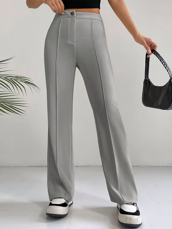 Emilia | Women's Trendy High Waist Pleated Trousers