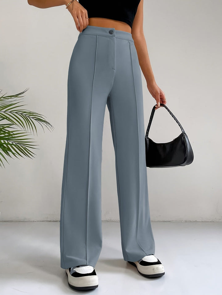 Emilia | Women's Trendy High Waist Pleated Trousers