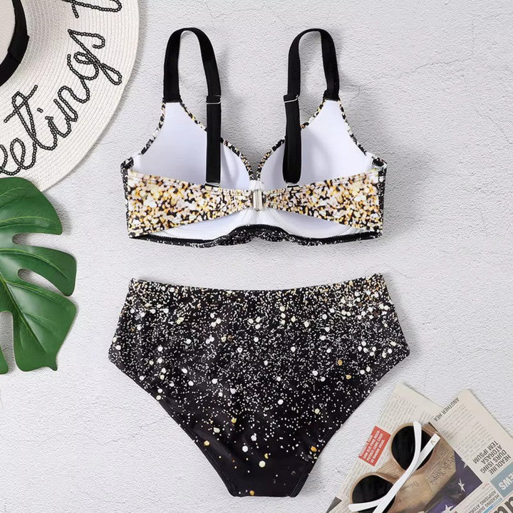 Selina | Women's Trendy High-Waisted Bikini Set