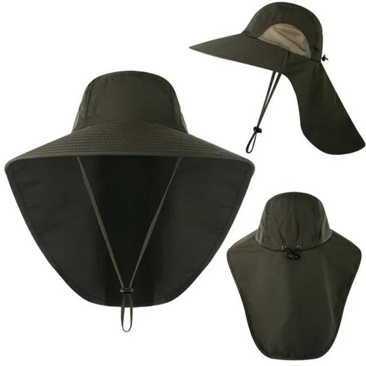 Freja | Men's UV Protection Sun Hat with Mesh & Drawstring