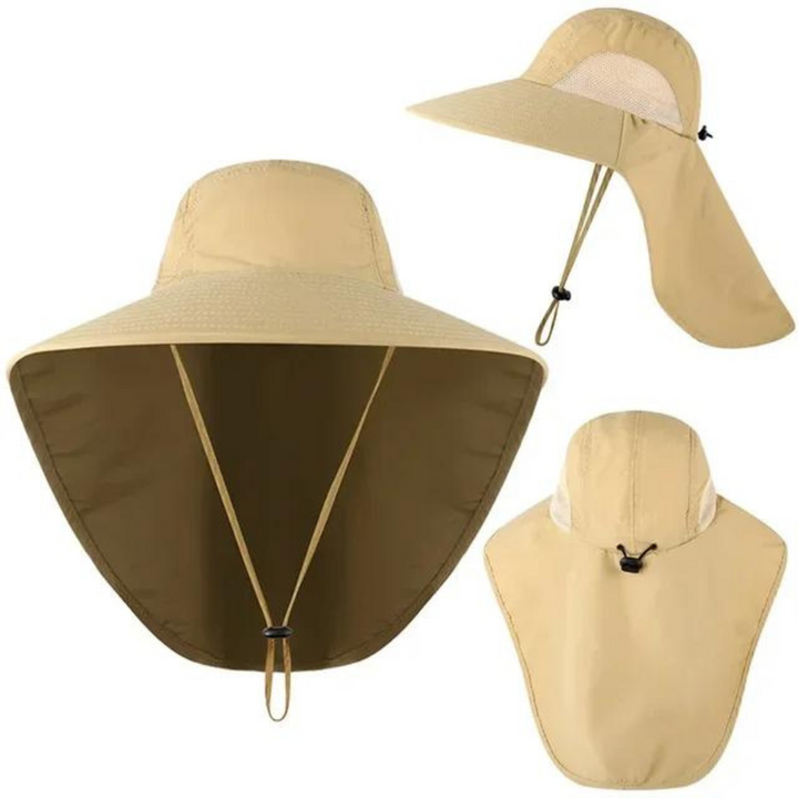 Freja | Men's UV Protection Sun Hat with Mesh & Drawstring