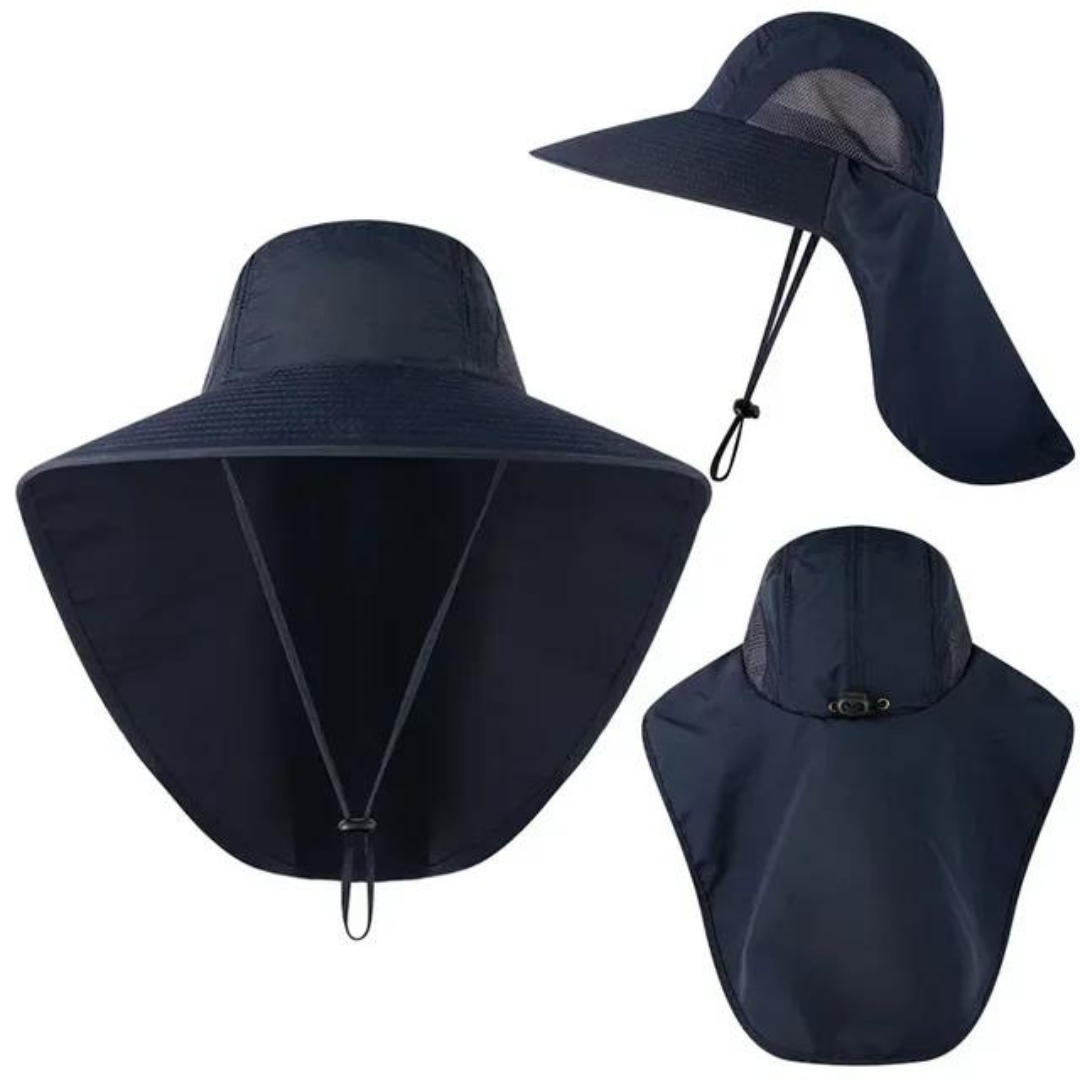 Freja | Men's UV Protection Sun Hat with Mesh & Drawstring