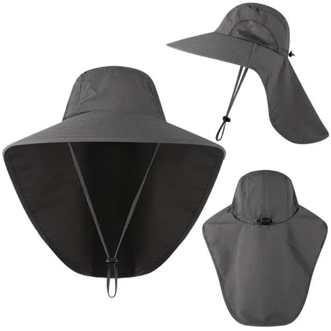 Freja | Men's UV Protection Sun Hat with Mesh & Drawstring