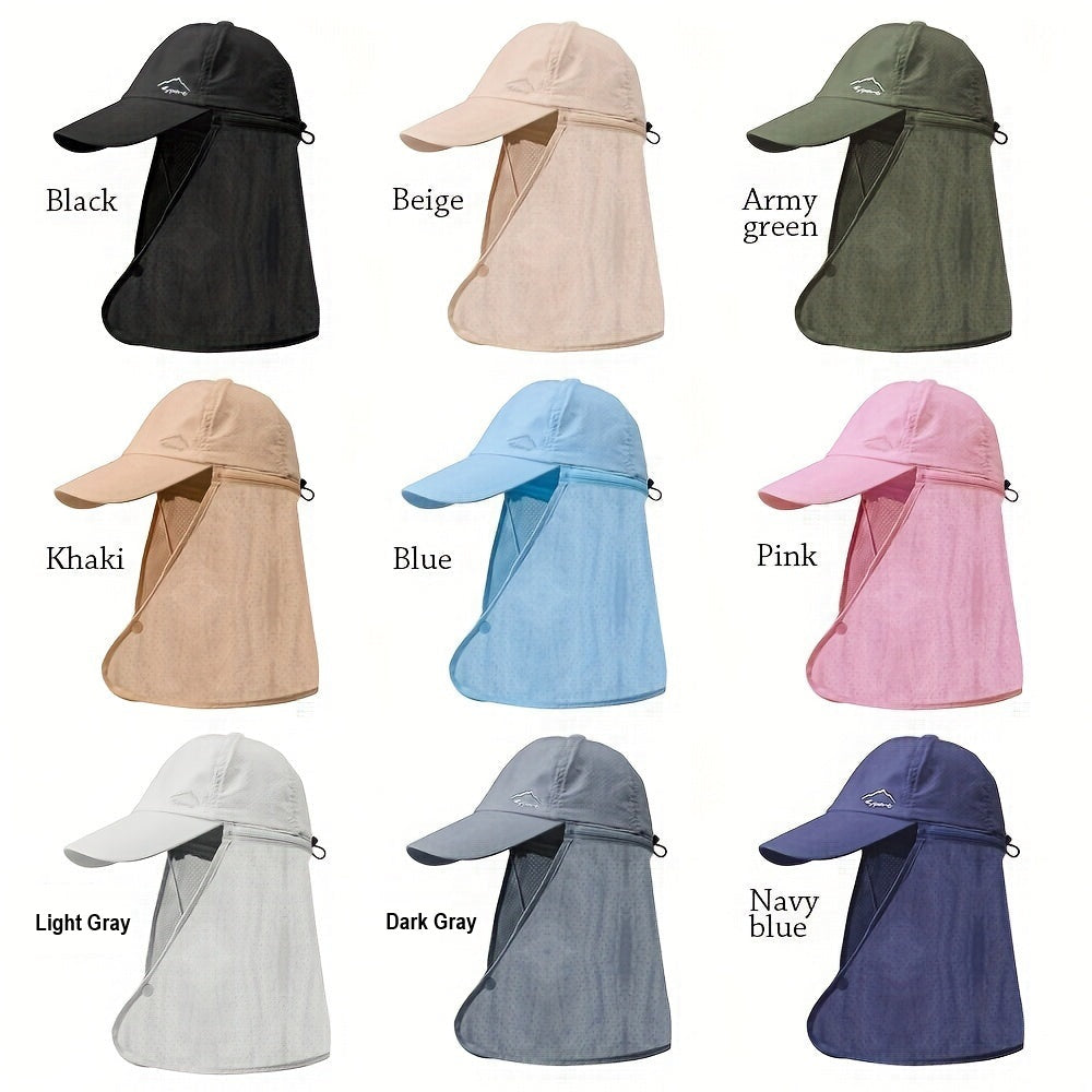 James | Men's UV Protection Trucker Hat with Neck Shield for Outdoors