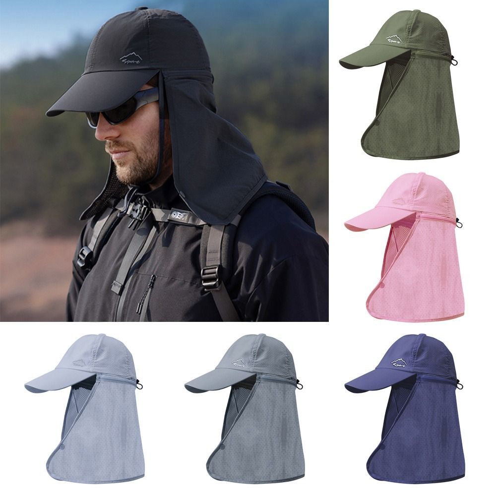 James | Men's UV Protection Trucker Hat with Neck Shield for Outdoors