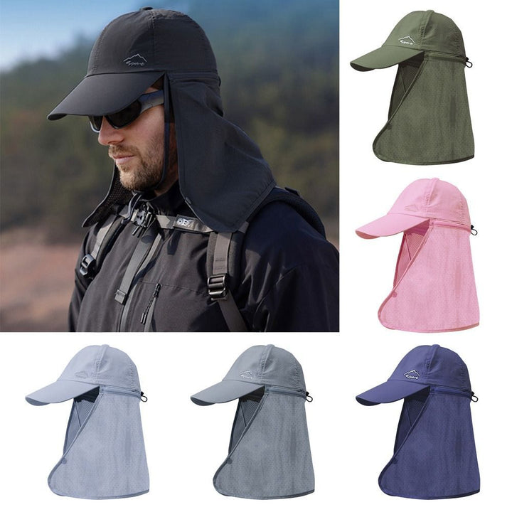 James | Men's UV Protection Trucker Hat with Neck Shield for Outdoors