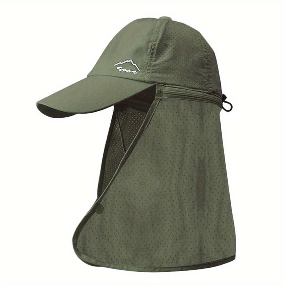 James | Men's UV Protection Trucker Hat with Neck Shield for Outdoors