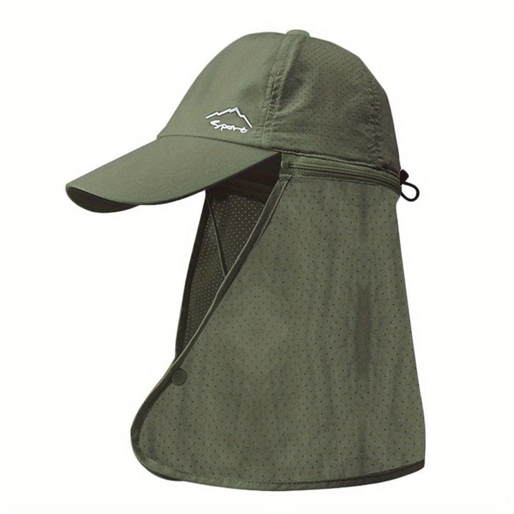 James | Men's UV Protection Trucker Hat with Neck Shield for Outdoors