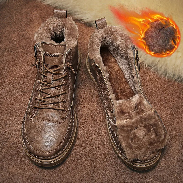 Men's winter boots with fleece lining for ultimate comfort