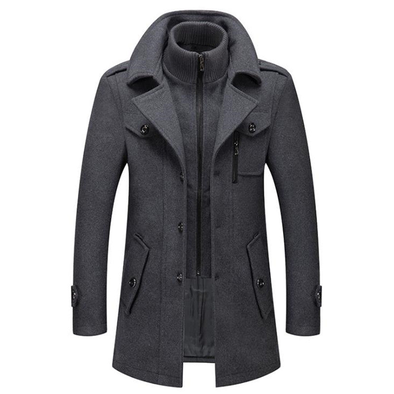 Men's Classic Wool Jacket for Stylish Comfort