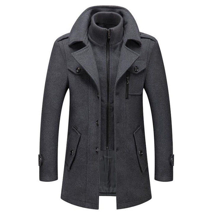 Men's Classic Wool Jacket for Stylish Comfort
