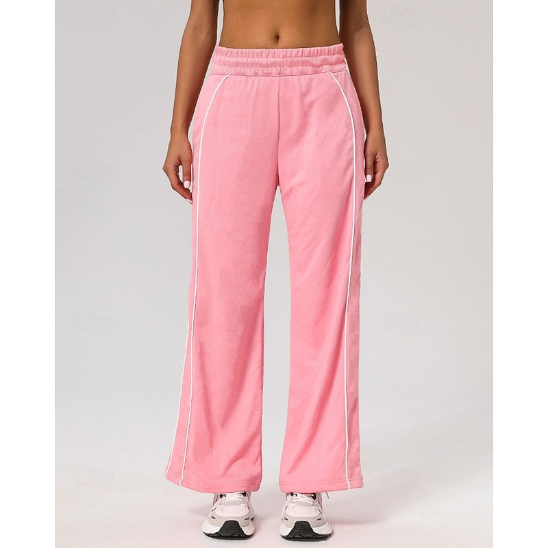 Women's Straight Leg Side Stripe Sweatpants