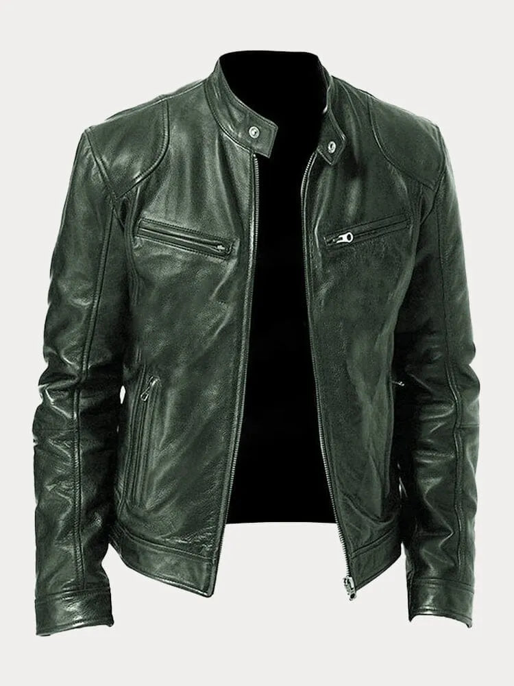 Men's Timeless Essential Leather Jacket