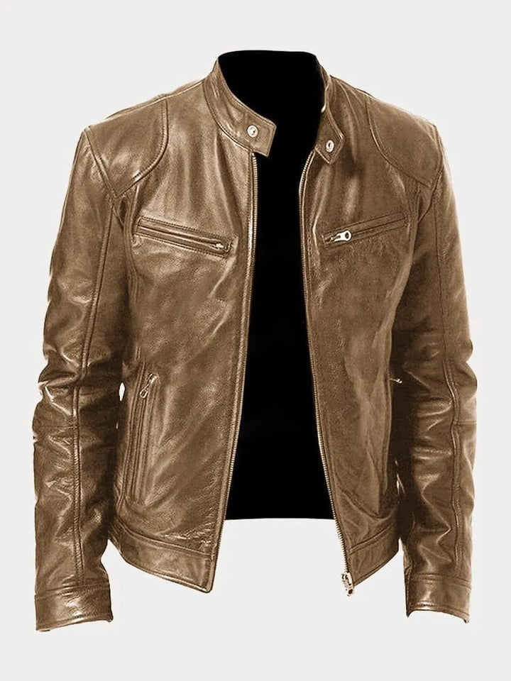 Men's Timeless Essential Leather Jacket