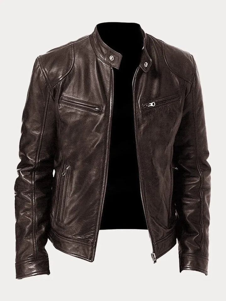 Men's Timeless Essential Leather Jacket