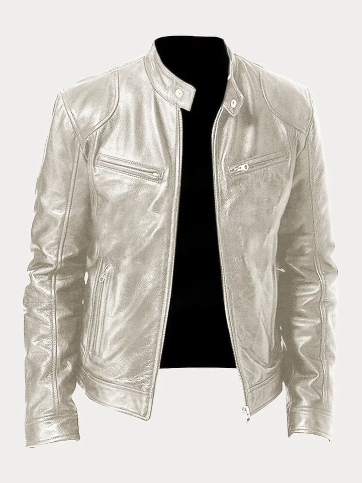 Men's Timeless Essential Leather Jacket