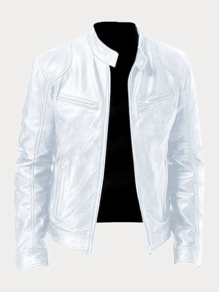 Men's Timeless Essential Leather Jacket