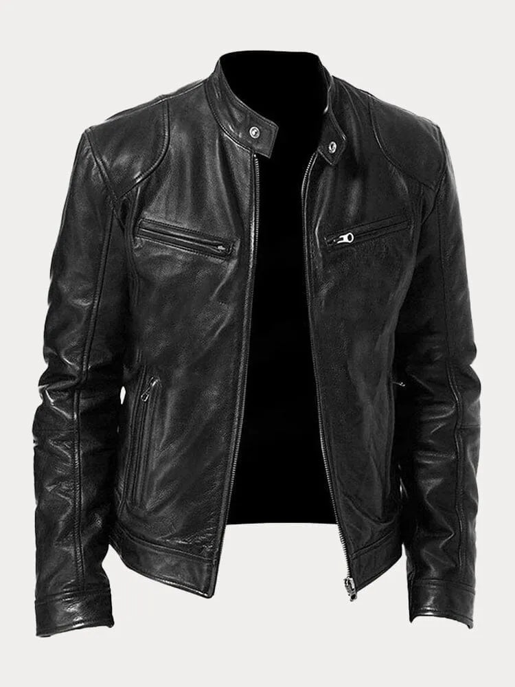 Men's Timeless Essential Leather Jacket