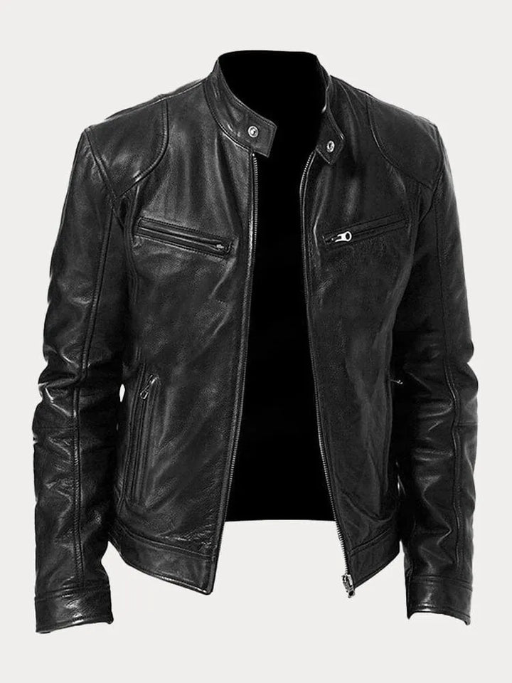 Men's Timeless Essential Leather Jacket