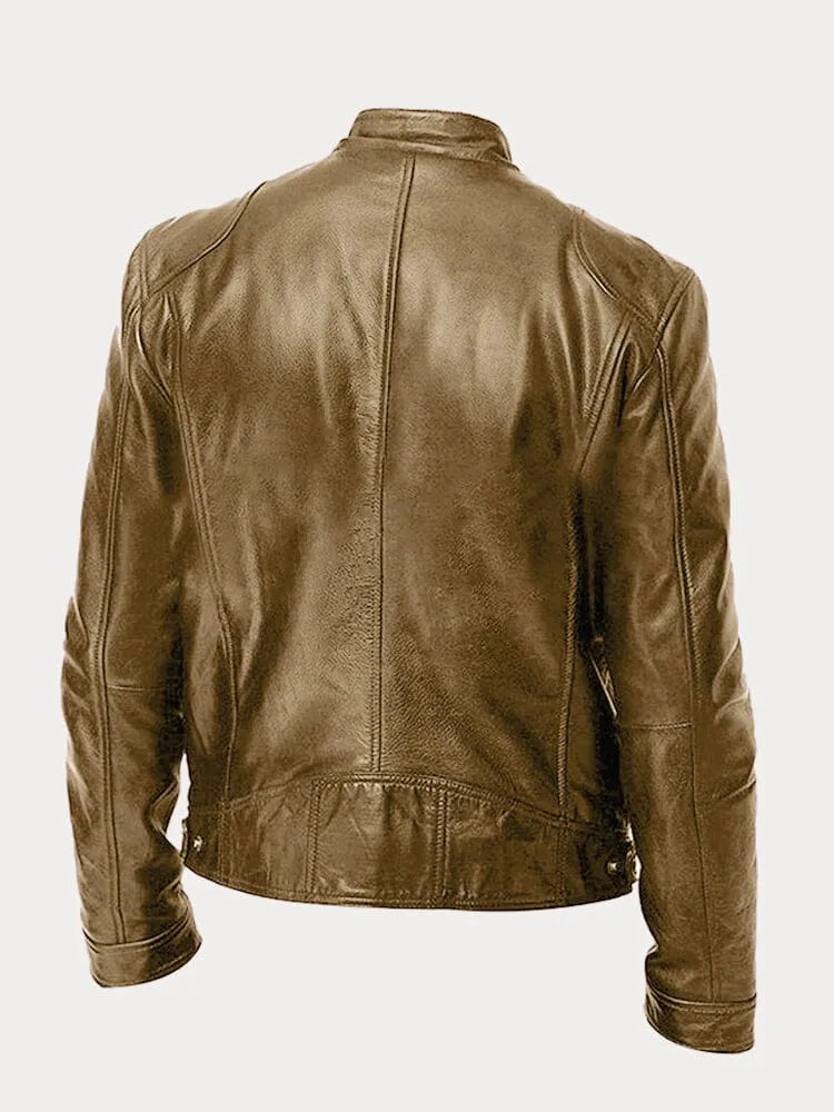 Men's Timeless Essential Leather Jacket
