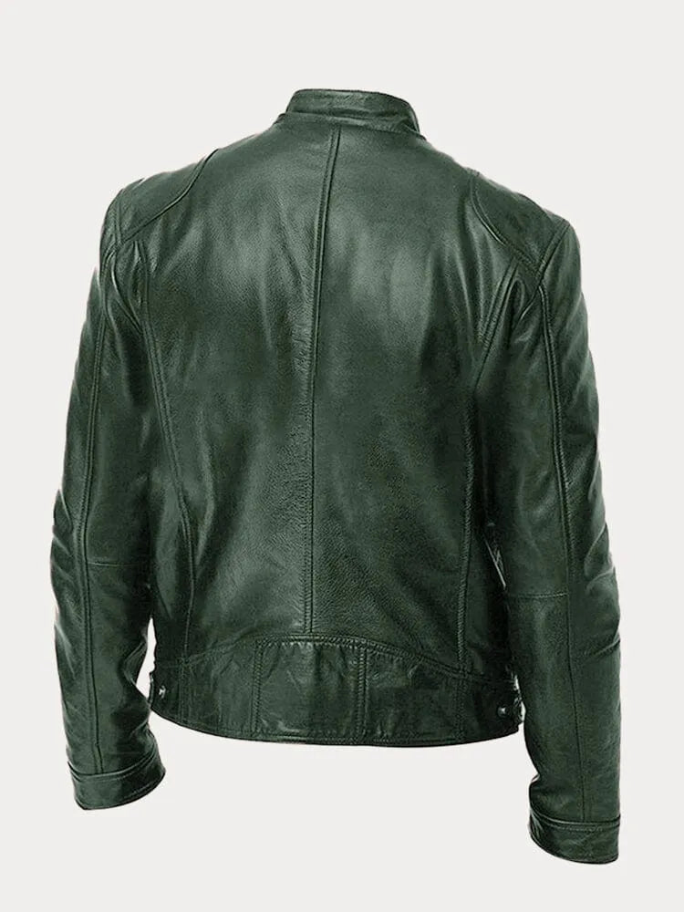 Men's Timeless Essential Leather Jacket
