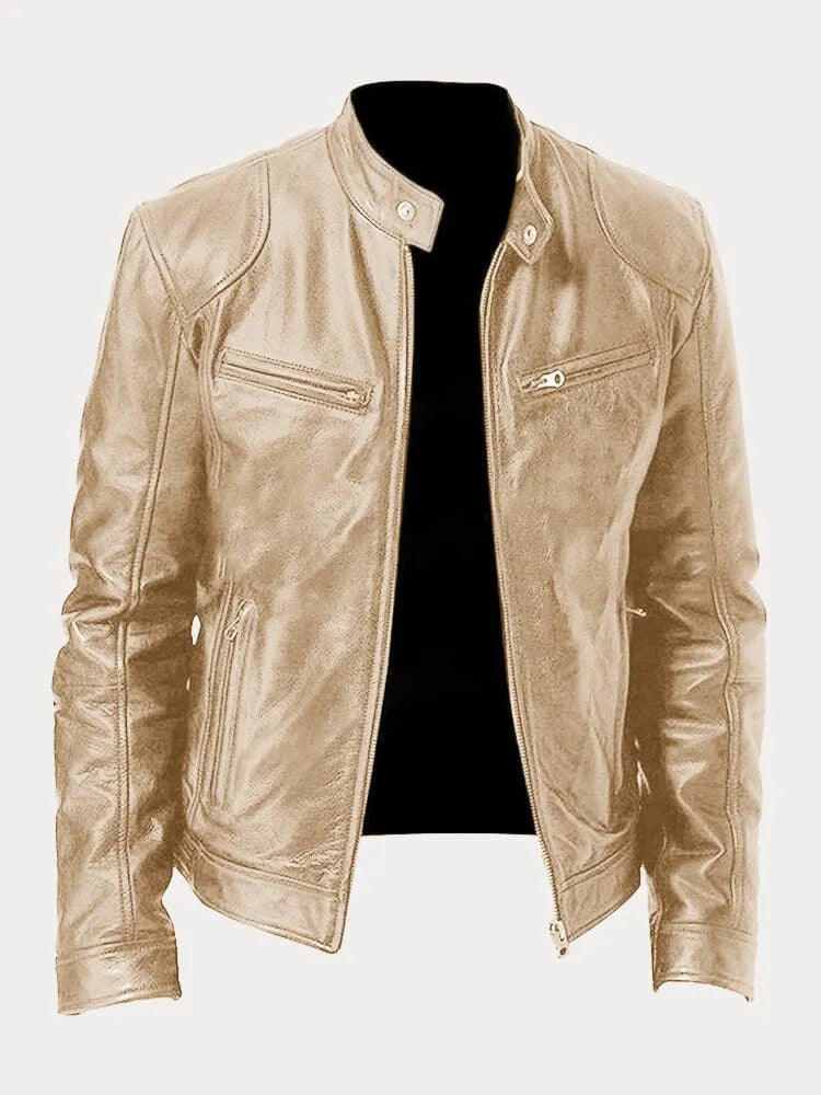 Men's Timeless Essential Leather Jacket