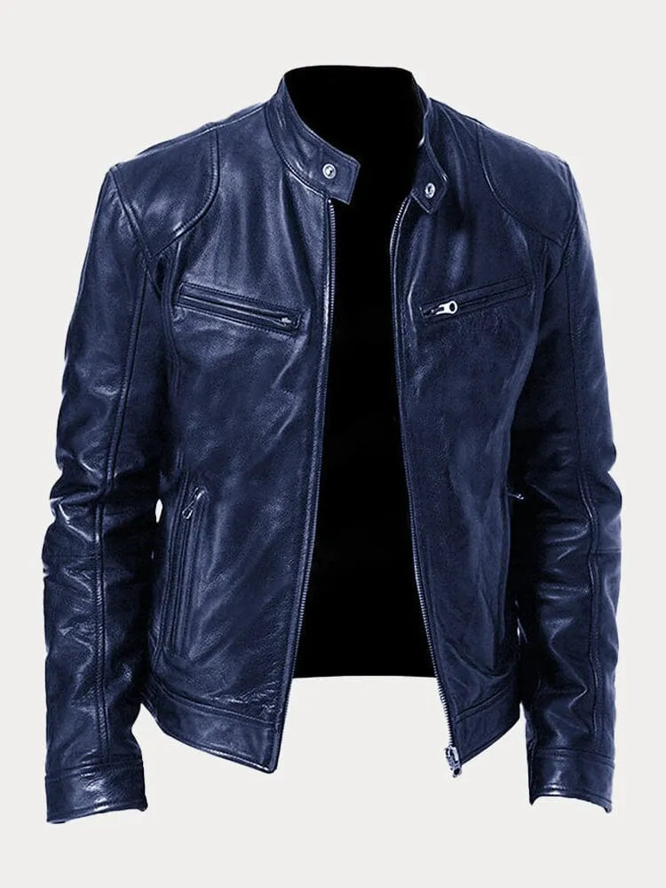 Men's Timeless Essential Leather Jacket