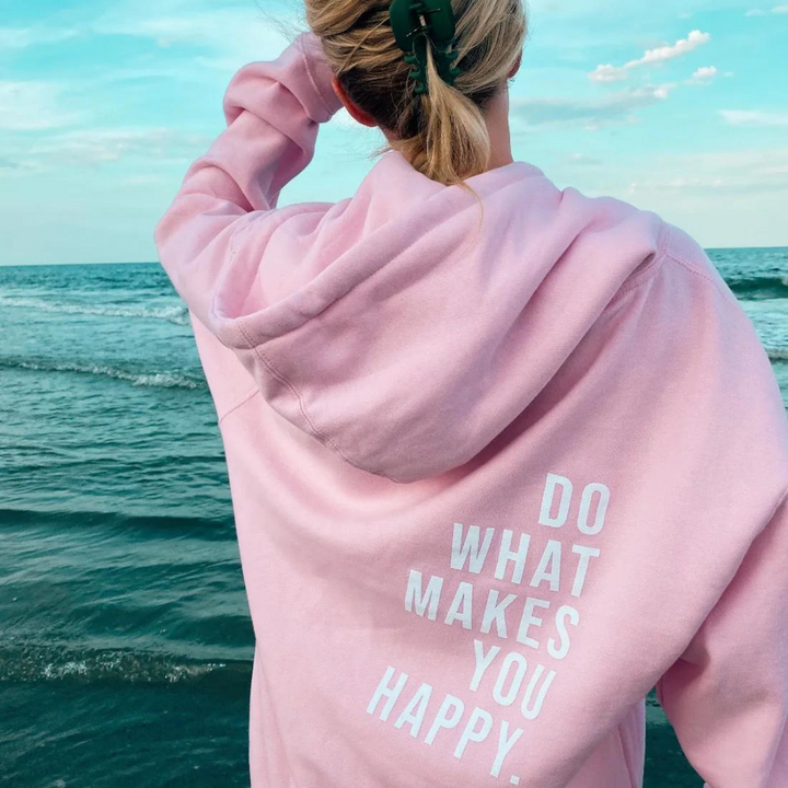 Women's Cozy Graphic Hoodie with Uplifting Message