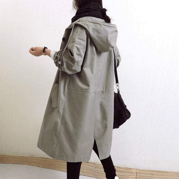Women's Essential Hooded Raincoat for All-Weather Protection