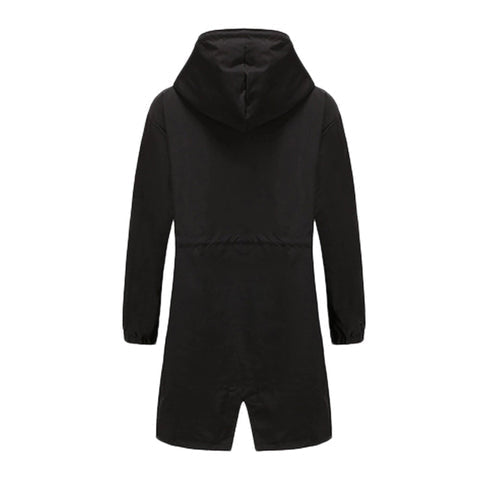 Women's Essential Hooded Raincoat for All-Weather Protection