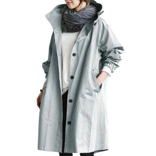 Women's Essential Hooded Raincoat for All-Weather Protection