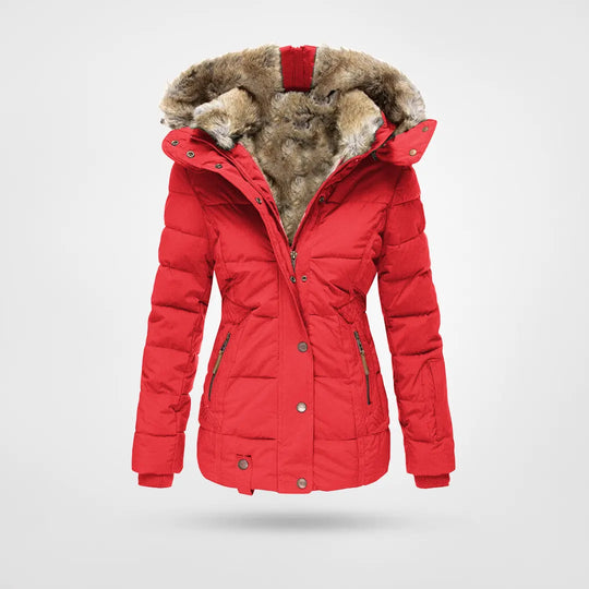 Women's Insulated Puffer Jacket with Hood