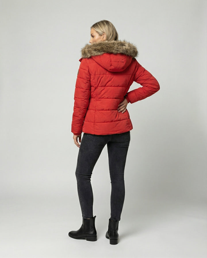 Women's Insulated Puffer Jacket with Hood