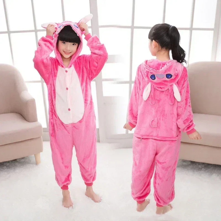 Women's Cozy Character Hooded Pajama for Girls