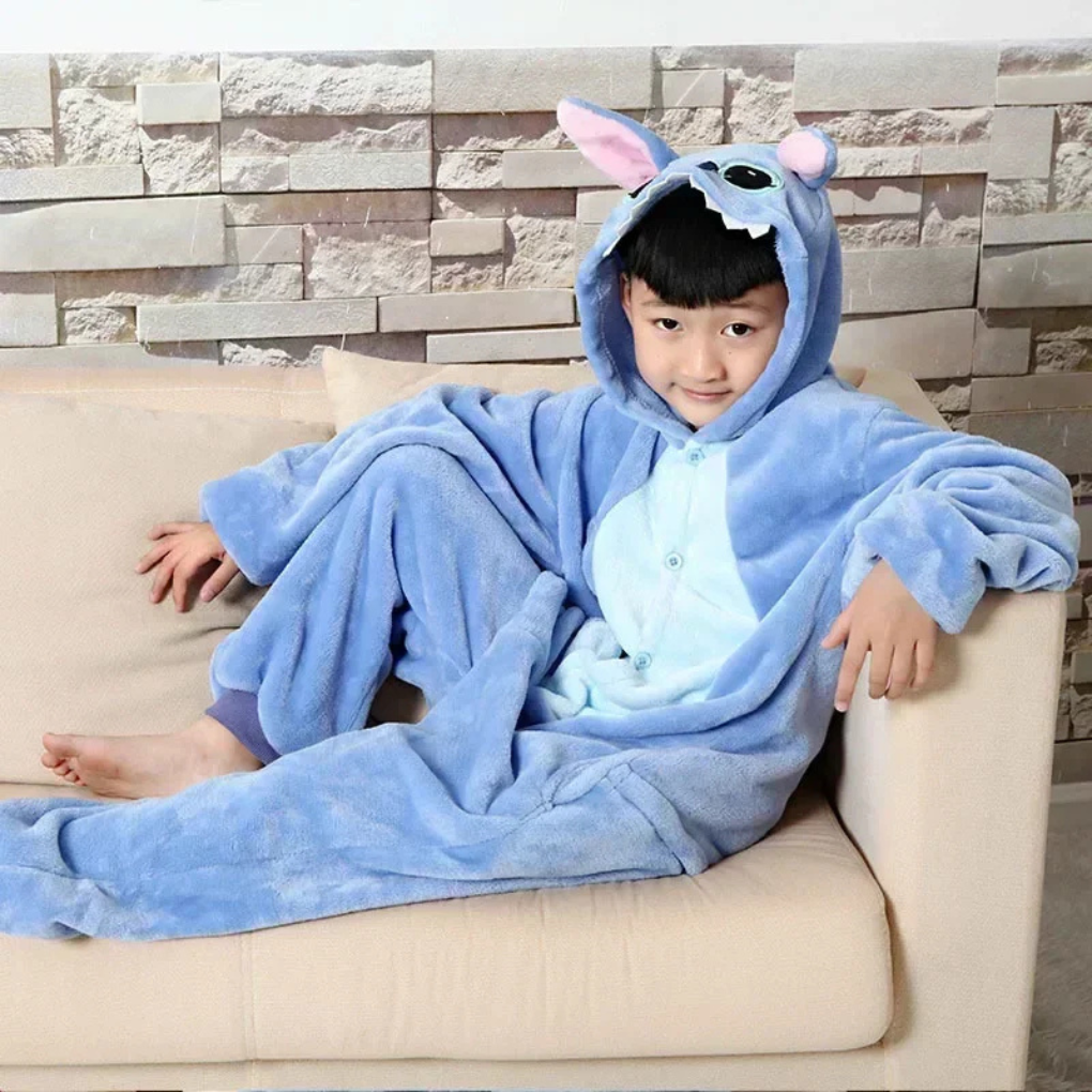 Women's Cozy Character Hooded Pajama for Girls